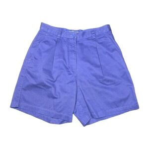 Vintage Polo Ralph Lauren Womens 34x10 Beige High Rise Pleated Chino Shorts USA